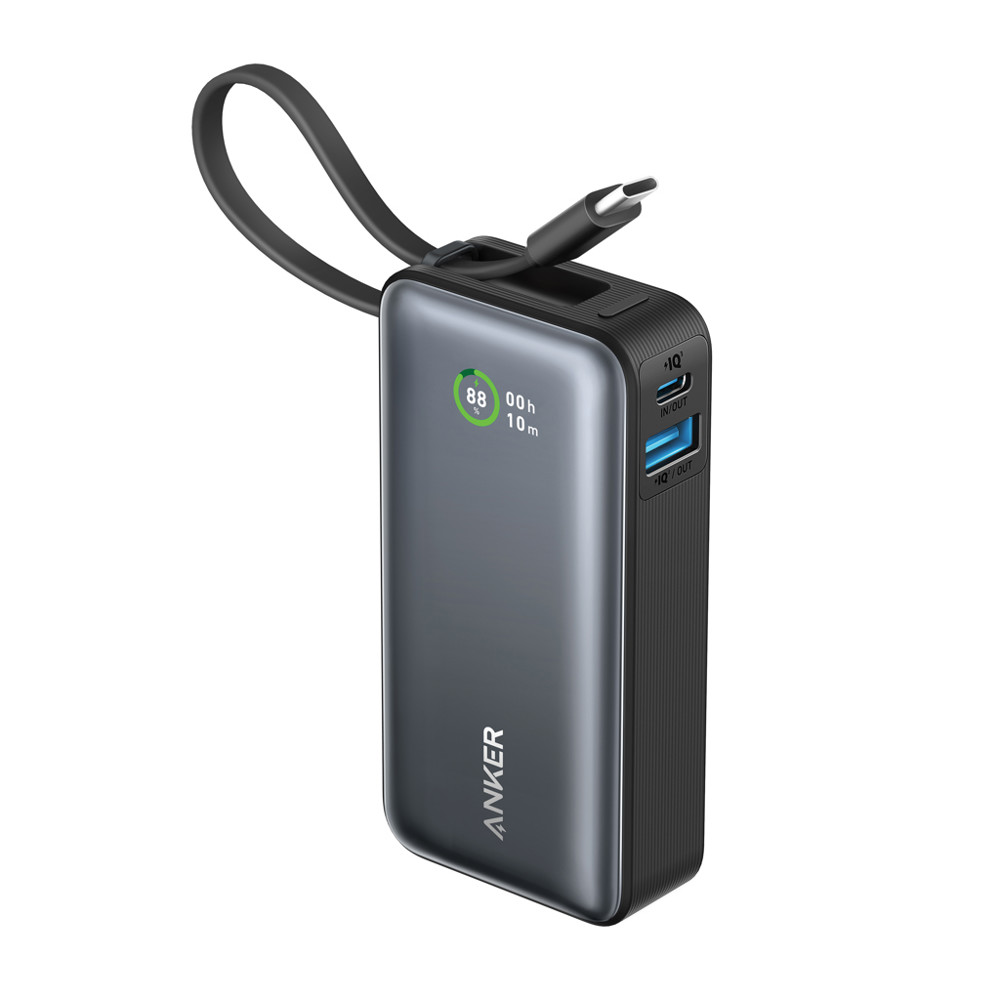 Anker Nano Powerbank 30W, mit integriertem USB-C-Kabel