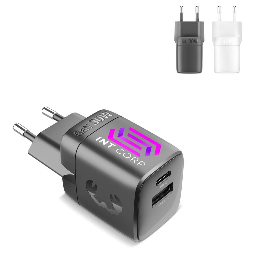 Fresh 'n Rebel 30W Schnellladegerät GaN USB-C &amp; USB-A
